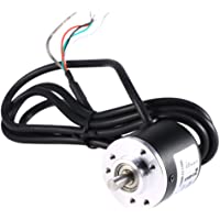 Codificador Fotoeléctrico Incremental Rotativo de propósito general Dc 5V-24V AB 2-Fases Eje 6mm Velocidad máxima…